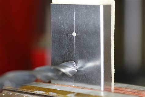 drilling through sheet metal|drilling holes in steel plate.